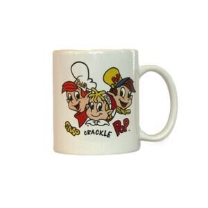 2001 Kellogg Rice Krispies Snap Crackle Pop Advertising Ceramic Coffee Mug